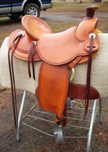 3B Visalia-style old-timer saddle